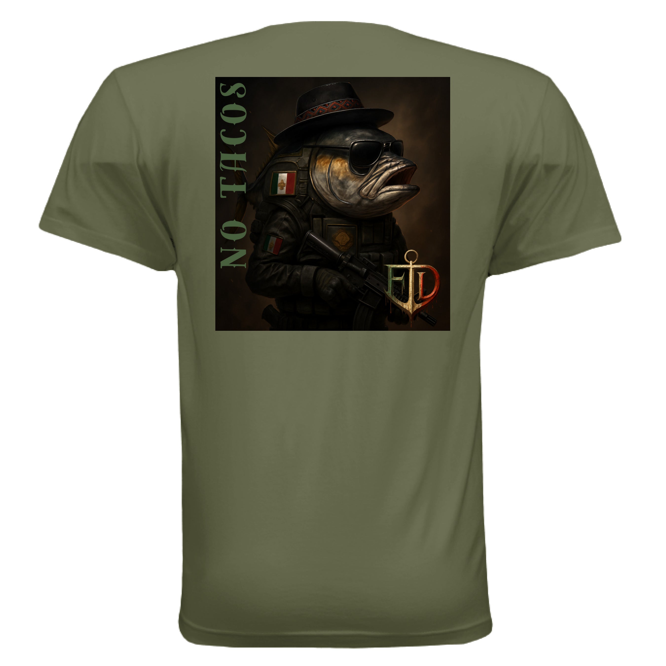 MILITARY GREEN - BACK