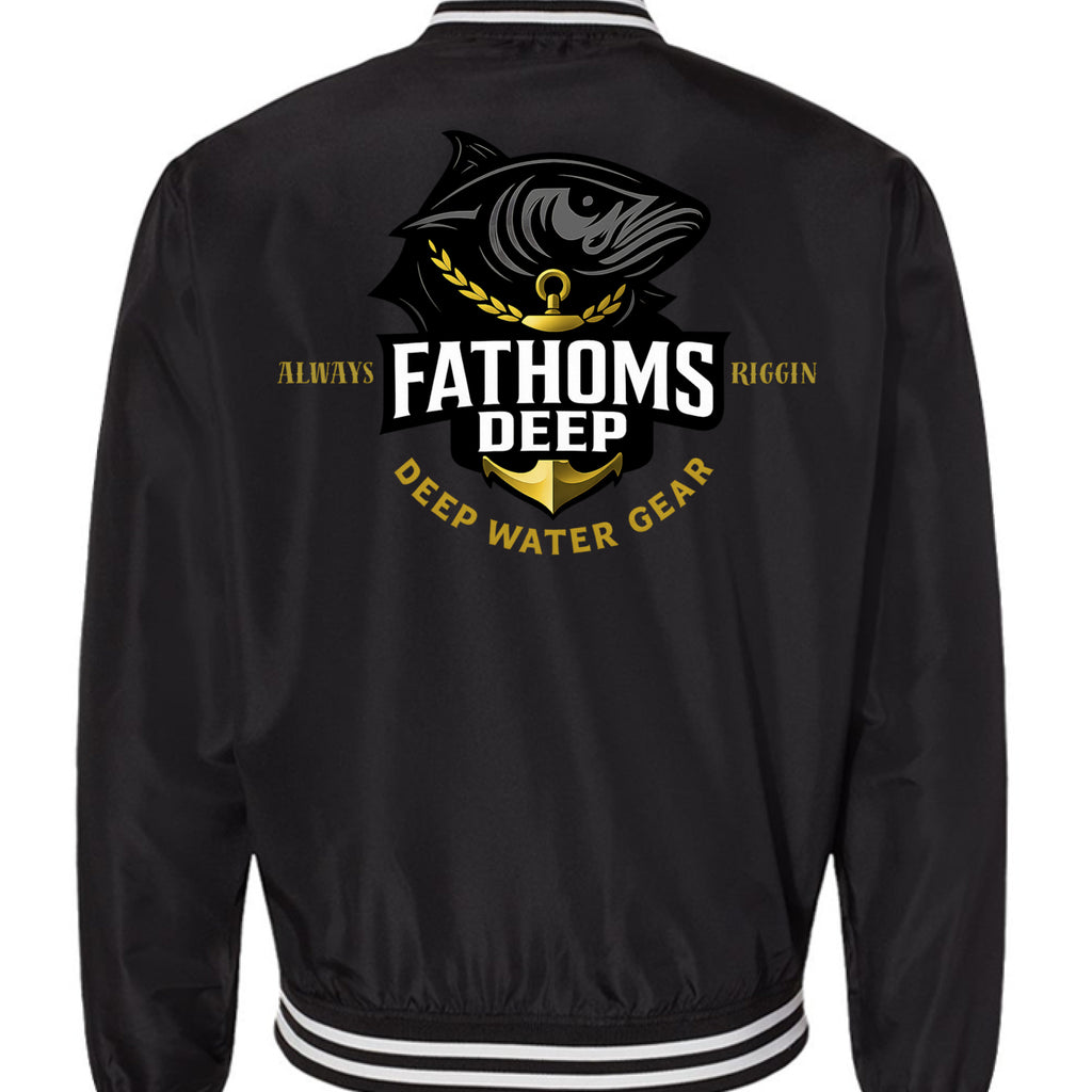 Black/ White Stripe - BACK