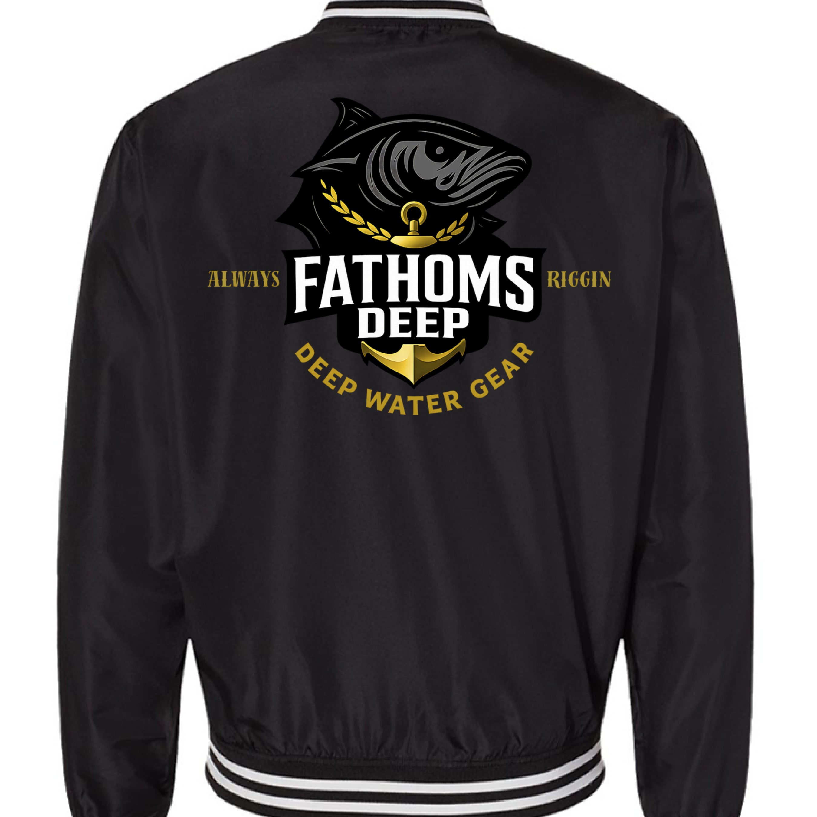 Black/ White Stripe - BACK