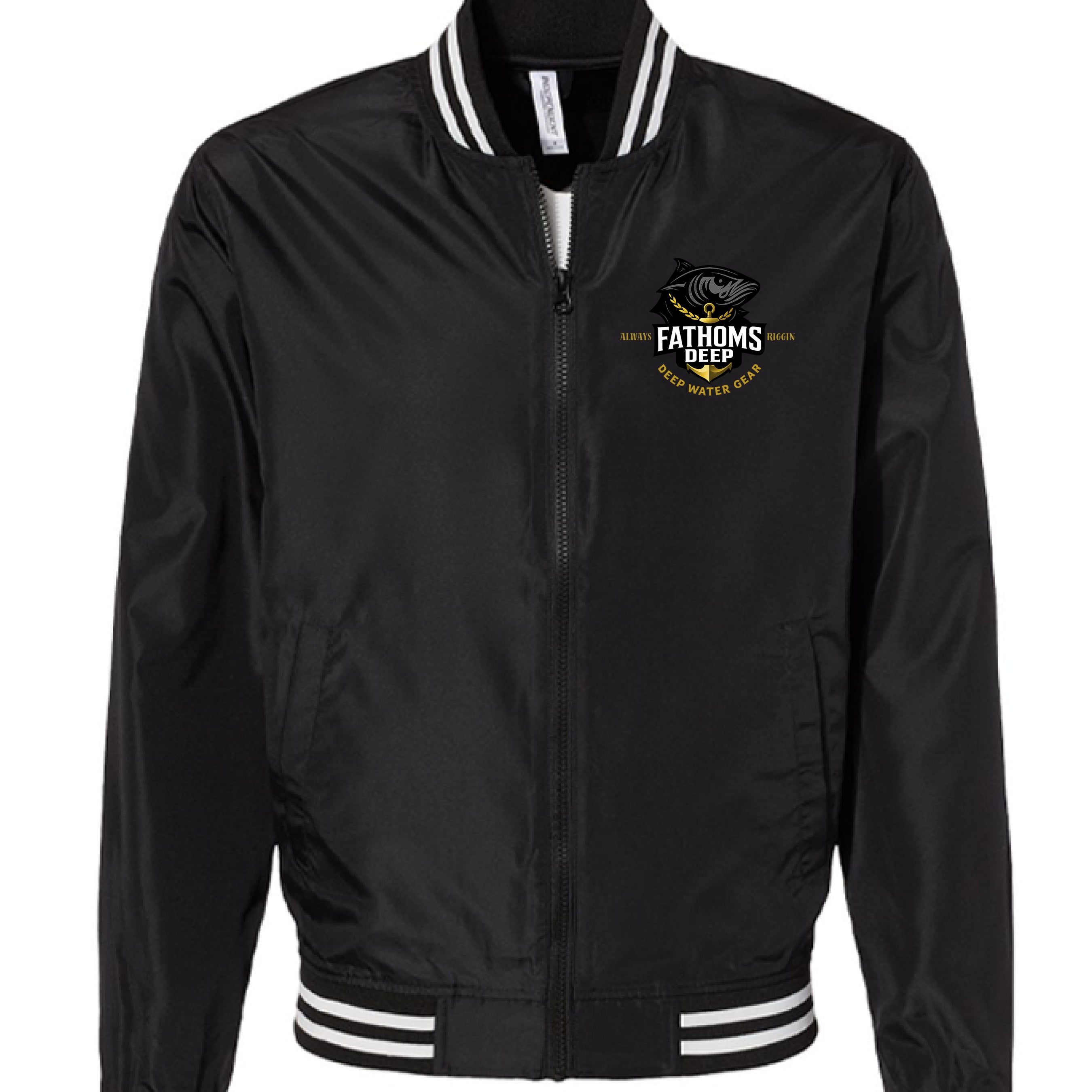 Black/ White Stripe - FRONT